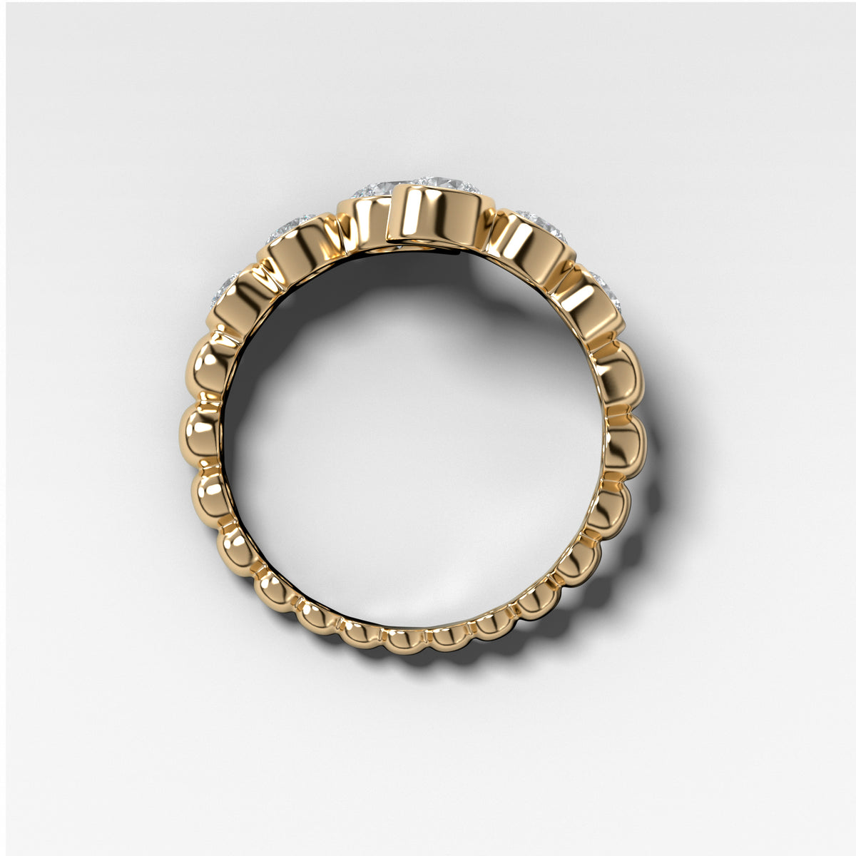 Jumbo Open Bezel Wrap Ring